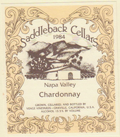 1984 Chardonnay Napa Valley Label]