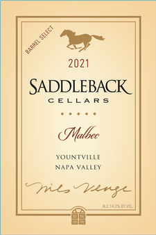 2021 Malbec, Mello Vineyard, Yountville